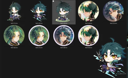 《原神》魈，图标