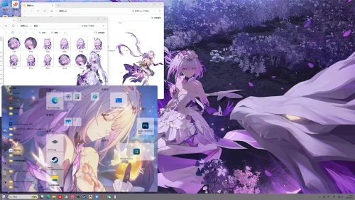 《崩坏：星穹铁道》遐蝶，win10/11美化包beta