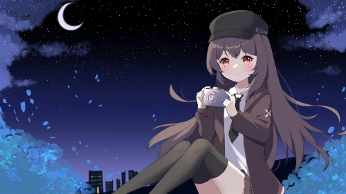 《蔚蓝之线》慕雨，星空夜晚