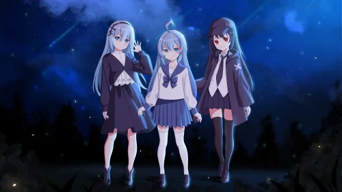 《蔚蓝之线》，星空夜晚