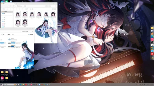 哥伦比娅，win10/11美化包，原神