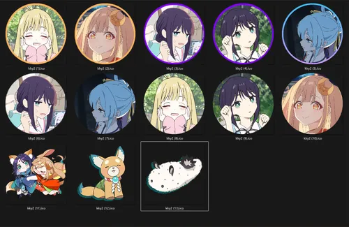 超时空辉夜姬！图标素材