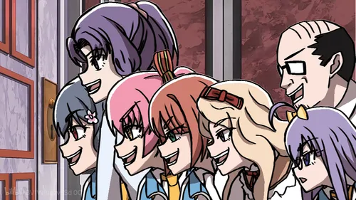 不知道在看啥的呼唤少女中的角色们