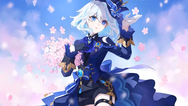 芙宁娜，水神，动态壁纸版本，《原神》