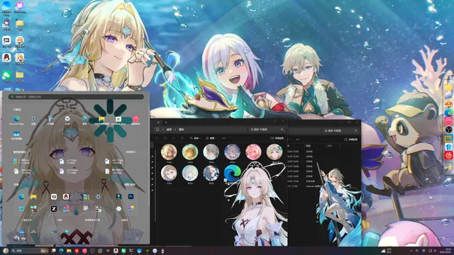 【崩坏：星穹铁道】真珠，windows10-11美化包
