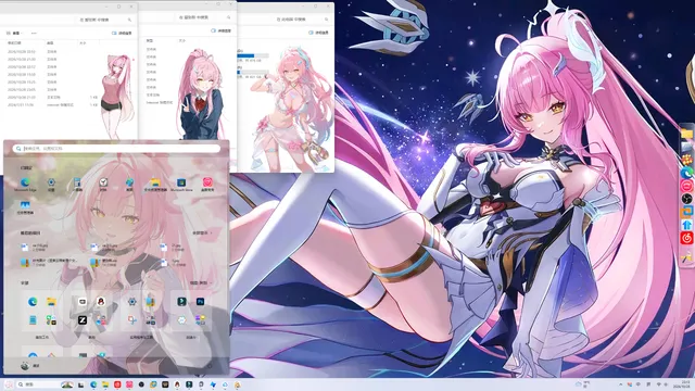 《鸣潮》爱弥斯，windows10-11美化包
