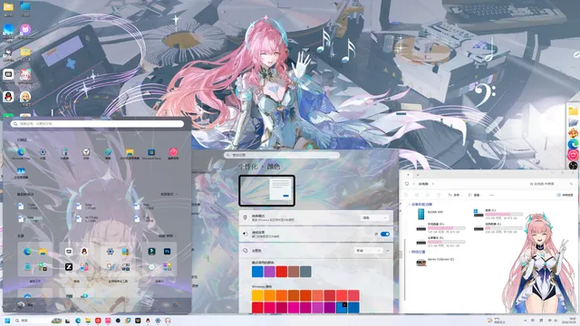 《鸣潮》爱弥斯，windows美化预设