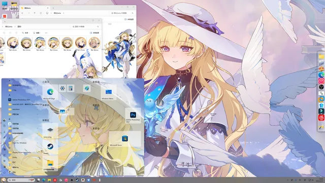 【鸣潮】菲比，win10/11美化包（主题）beta
